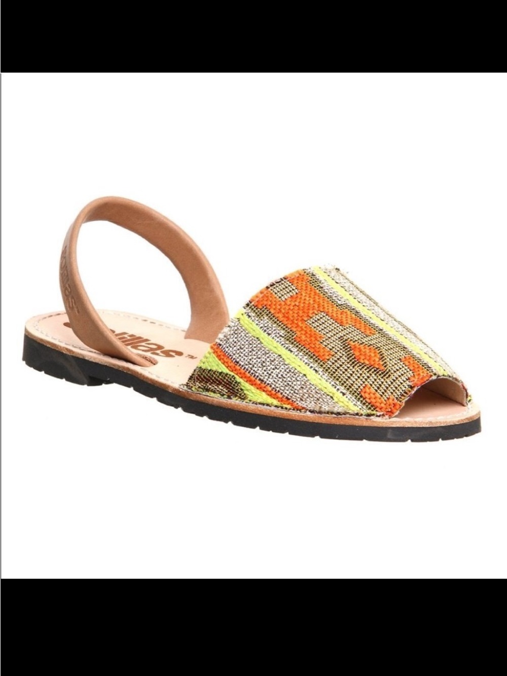 Solillas Menorcan Aztec Peep Toe Boho Sandals